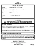 Preview for 2 page of Scheu Products Company SPC-21-PHTTS Owner'S Manual