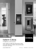 Preview for 1 page of Schiedel Isokern Celsius Installation Instructions Manual