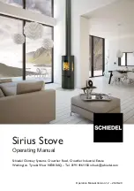 Preview for 1 page of Schiedel Sirius 1 Operating Manual