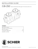 Schier GB-250 Installation Manual предпросмотр