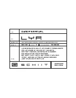 Preview for 1 page of Schiit LYR Owner'S Manual