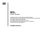 Preview for 1 page of Schiit SOL Owner'S Manual