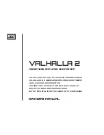 Schiit Valhalla 2 Owner'S Manual preview