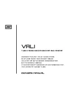 Preview for 1 page of Schiit Vali 2 Owner'S Manual