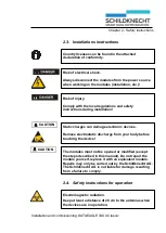 Предварительный просмотр 8 страницы schildknecht DATAEAGLE 3323 Installation And Commissioning Manual