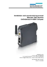 schildknecht DATAEAGLE COMPACT 4 Series Installation And Commissioning Manual preview