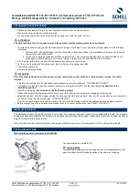 Preview for 12 page of Schill EFT 130 Installation And Operating Instruction