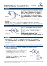 Preview for 2 page of Schill EFT 265 Installation And Operating Instruction