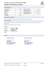Preview for 10 page of Schill FT 260 Installation And Operating Instruction
