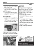 Preview for 8 page of Schiller Grounds Care 942514K Operator'S Manual