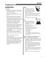 Preview for 9 page of Schiller Grounds Care Bob-Cat 942297G Operator'S Manual