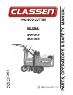 Schiller Grounds Care Classen HSC185E Operators Safety Manual preview