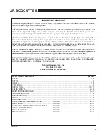 Preview for 3 page of Schiller Grounds Care Ryan 544951H Operations & Parts Manual