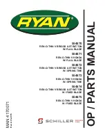 Предварительный просмотр 1 страницы Schiller Grounds Care Ryan 554870 Operation And Parts Manual