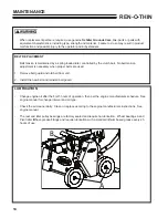 Предварительный просмотр 16 страницы Schiller Grounds Care Ryan 554870 Operation And Parts Manual