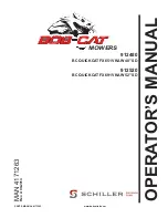 Schiller BOB-CAT QUICKCAT 912480 Operator'S Manual preview