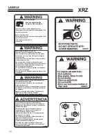 Предварительный просмотр 14 страницы Schiller BOBCAT XRZ FR651V KAW Operator'S Manual