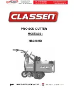 Schiller Classen HSC18HD Manual preview