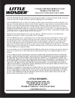 Preview for 27 page of Schiller LITTLE WONDER monster 8495-06-01 Parts And Operator'S Manual