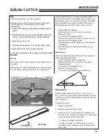 Preview for 59 page of Schiller PETITE MERVEILLE BRC-26 HYDRO Operator'S & Parts Manual