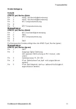 Preview for 11 page of Schiltknecht Messtechnik ThermoAir6/64 Operating Instruction