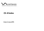 Предварительный просмотр 1 страницы Schippmann CS-8 Series Owner'S Manual