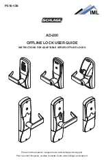 Schlage AD-200-CY User Manual preview