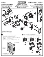 Предварительный просмотр 1 страницы Schlage B360/F Installation Instructions