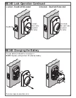 Preview for 3 page of Schlage BE365 Programming/Operating Manual