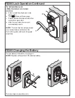 Preview for 7 page of Schlage BE365 Programming/Operating Manual