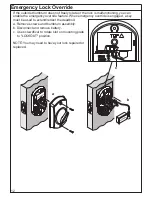 Preview for 12 page of Schlage BE365 Programming/Operating Manual