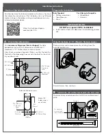 Предварительный просмотр 2 страницы Schlage BE489WB User Manual