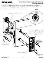 Предварительный просмотр 6 страницы Schlage CM5500-IBO Installation Manual