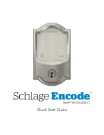 Предварительный просмотр 1 страницы Schlage Encode Quick Start Manual