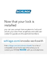 Preview for 14 page of Schlage Encode Quick Start Manual