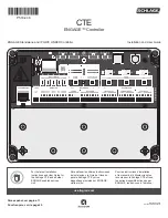 Предварительный просмотр 1 страницы Schlage ENGAGE CTE Installation And User Manual