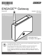 Schlage ENGAGE GWE Installation Instructions & User Manual preview