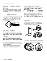 Предварительный просмотр 6 страницы Schlage Everest 29 Service Manual