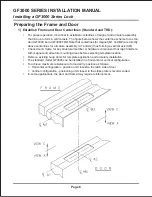 Preview for 6 page of Schlage GF3000 Gravity Force Series Installation Manual