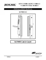 Schlage KC9000-LG Installation Manual preview