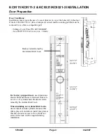 Preview for 4 page of Schlage KING COBRA-2 KC5196-2-R Installation Manual