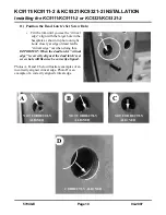 Preview for 10 page of Schlage KING COBRA-2 KC5196-2-R Installation Manual