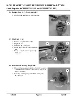 Preview for 14 page of Schlage KING COBRA-2 KC5196-2-R Installation Manual