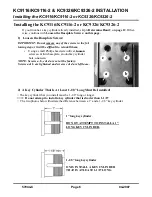 Preview for 6 page of Schlage KING COBRA KC9116 Installation Manual