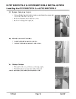 Preview for 14 page of Schlage KING COBRA KC9116 Installation Manual