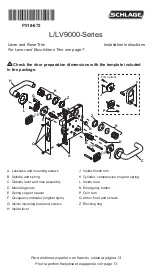 Preview for 1 page of Schlage L9000 Series Installation Instructions Manual