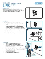 Предварительный просмотр 1 страницы Schlage Link LE120 User Manual