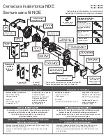 Предварительный просмотр 13 страницы Schlage NDE80 Installation Instructions And User Manual