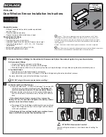 Schlage P516-485 Installation Instructions Manual предпросмотр