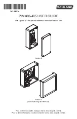 Schlage PIM400 User Manual preview